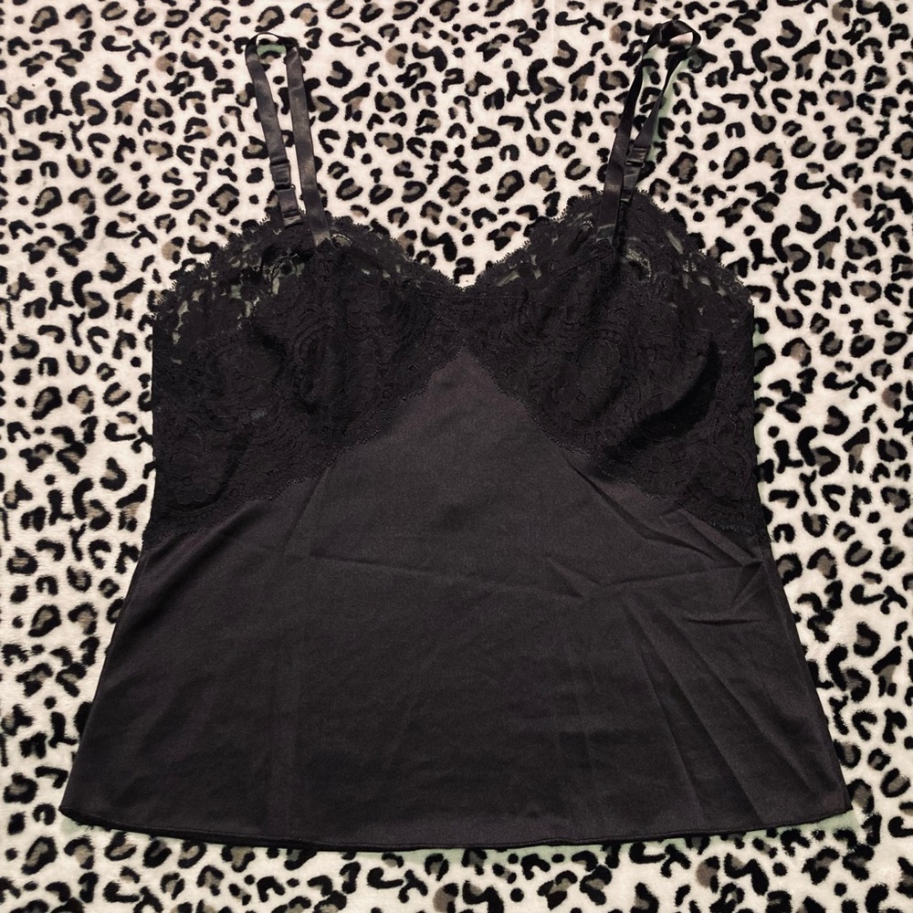 Shadow Line Black Lace Lingerie Camisole